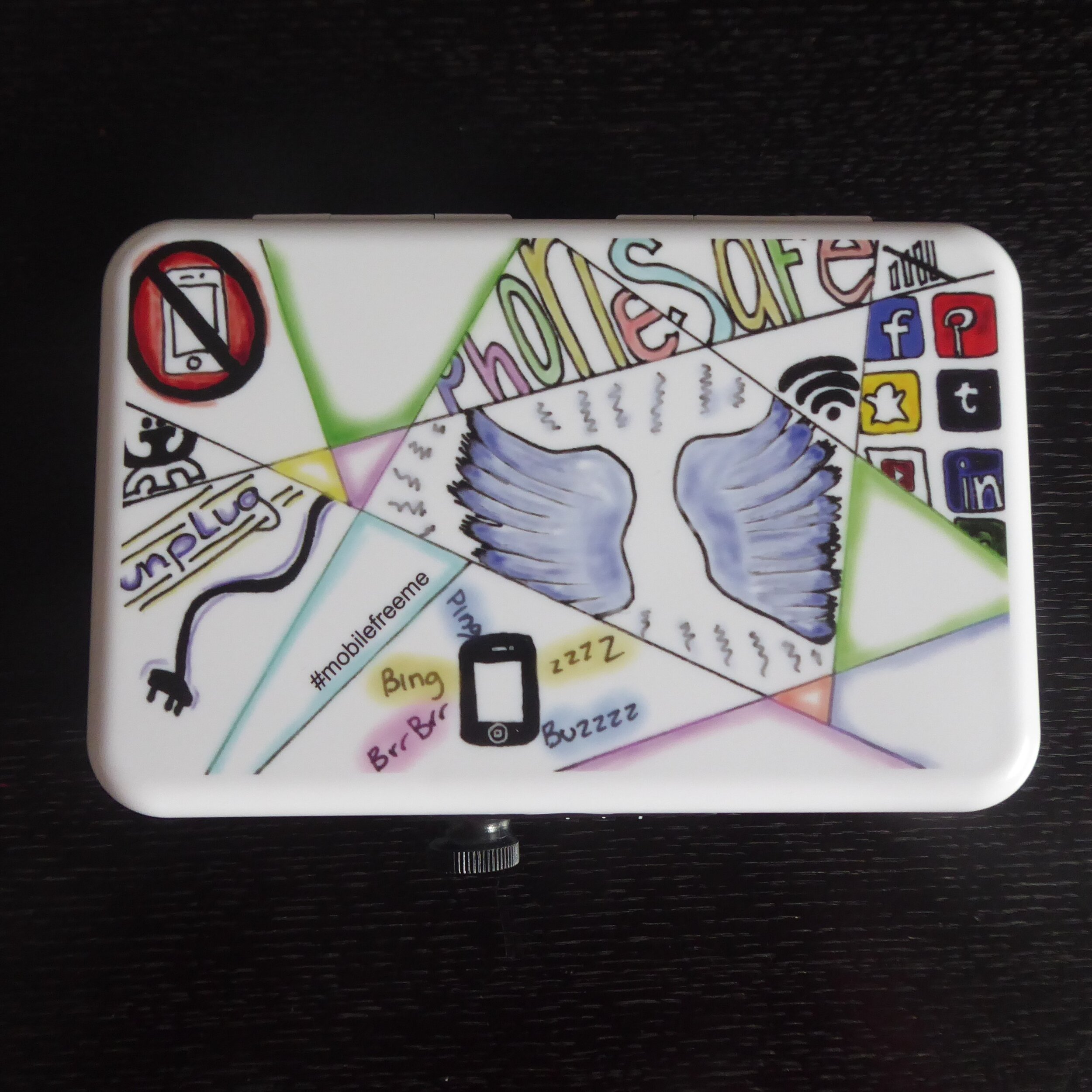 Phone Safe - Limited Edition Print Designed by Tash