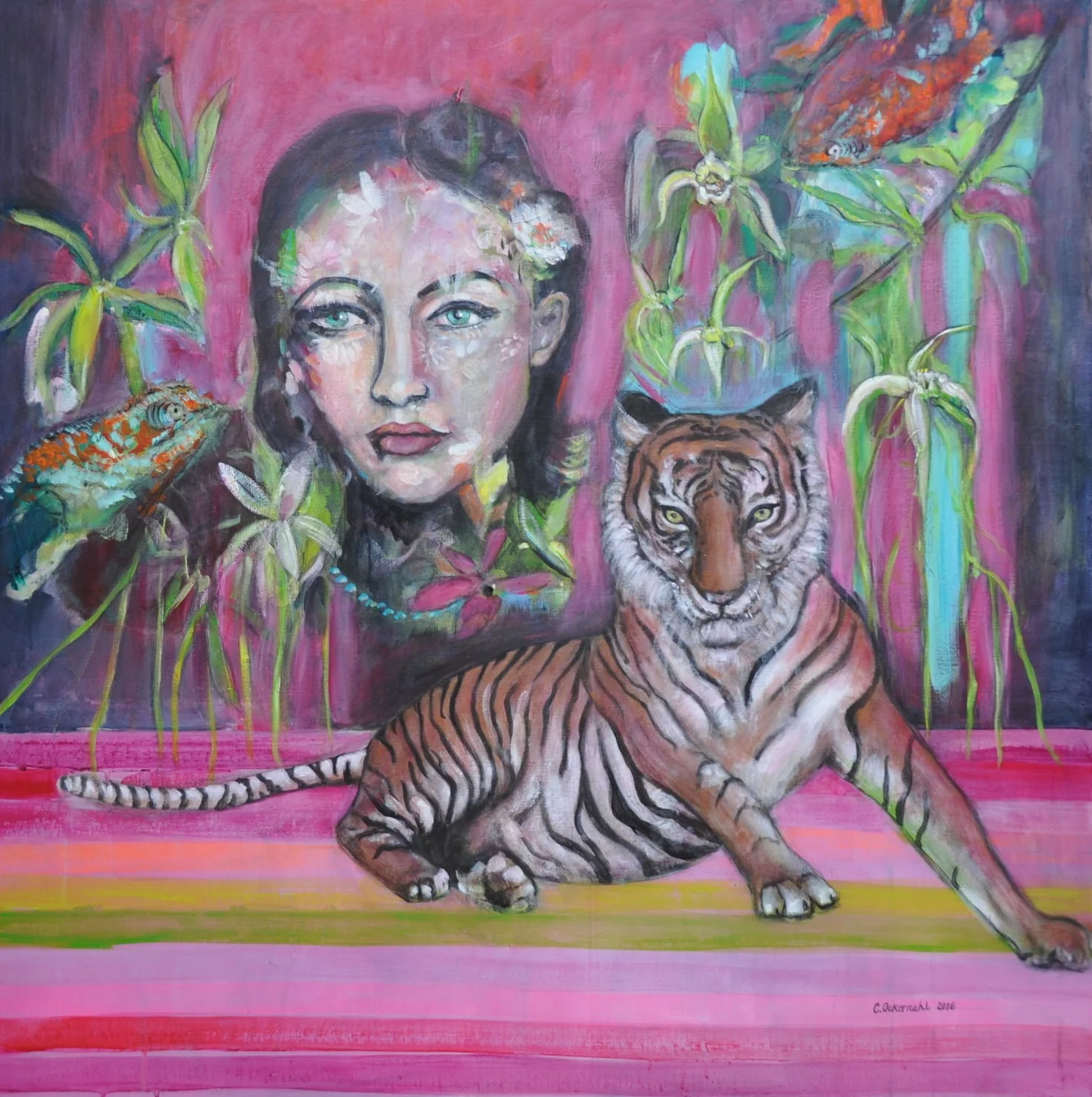 Tiger and I - Private collection