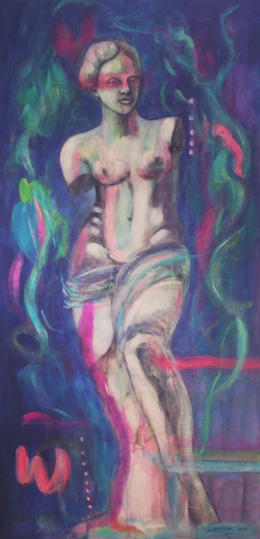 Venus in the Northern light