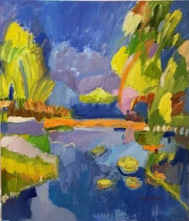 Monets Garden IV- On exhibit, Studio HC, Oslo, Norway