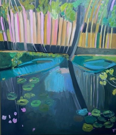 Monets Garden III,140x120 .jpg