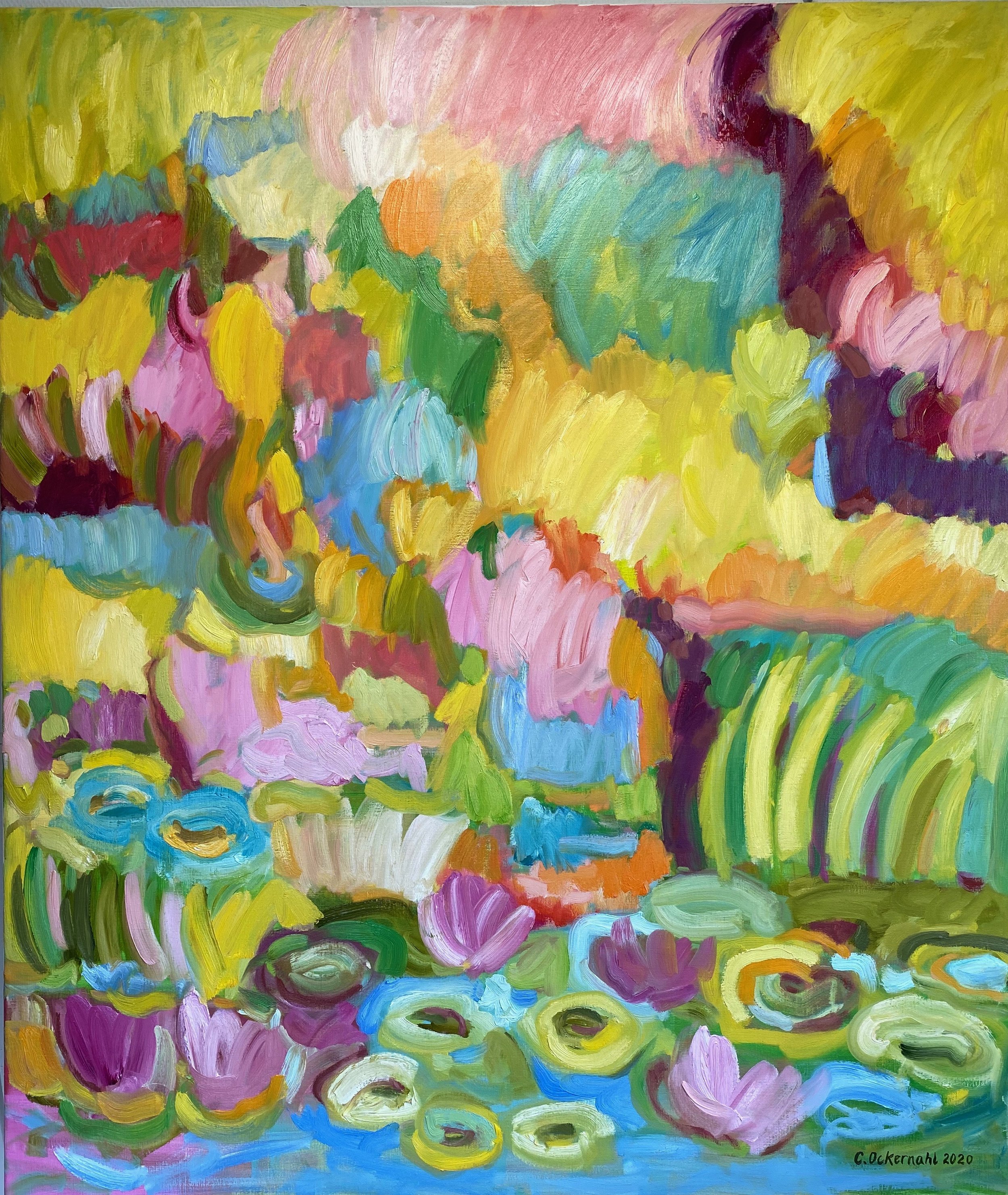Monets Garden IV, 140x120.jpg