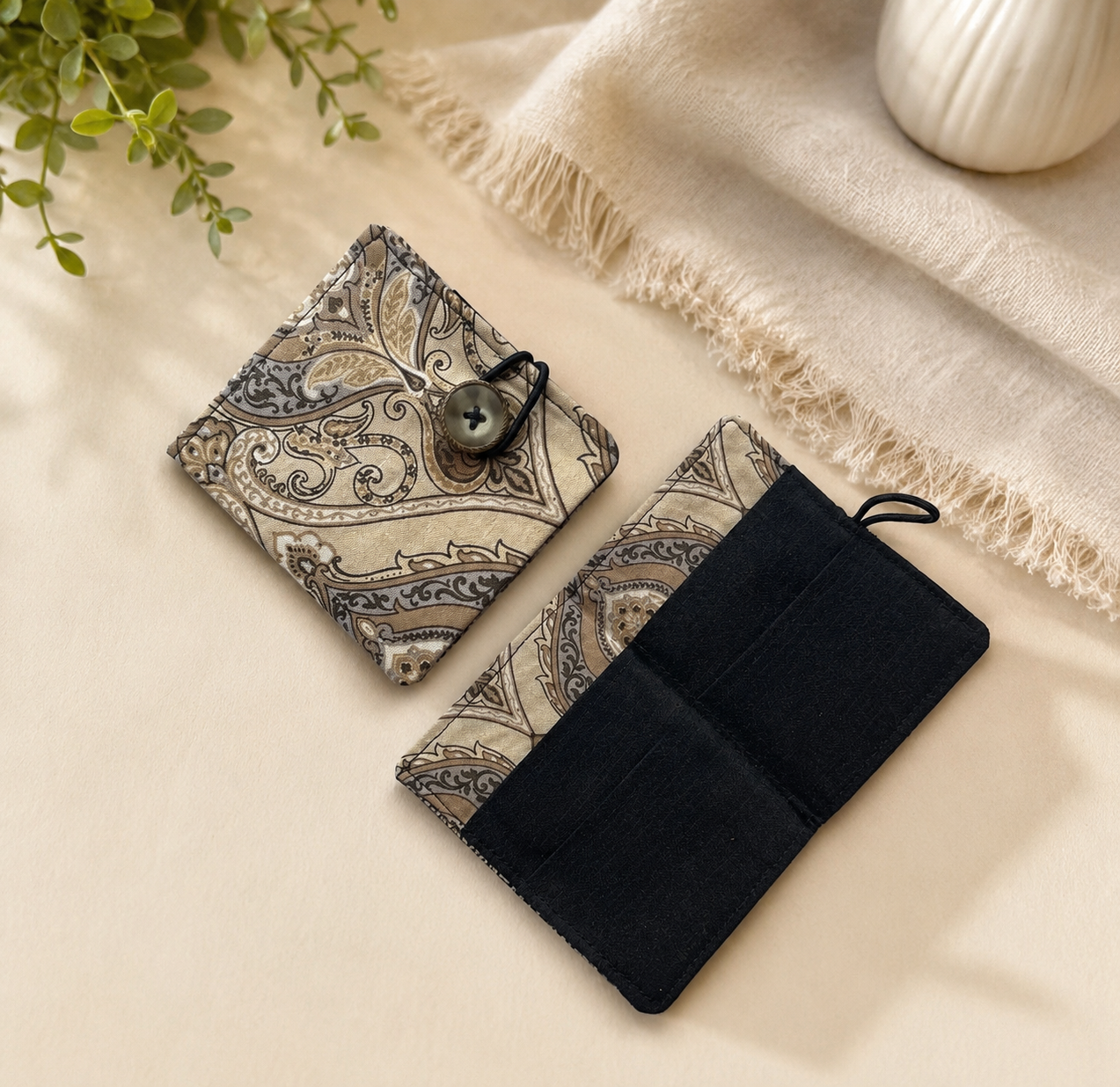 Paisley Fabric Wallets in Soft Light.png