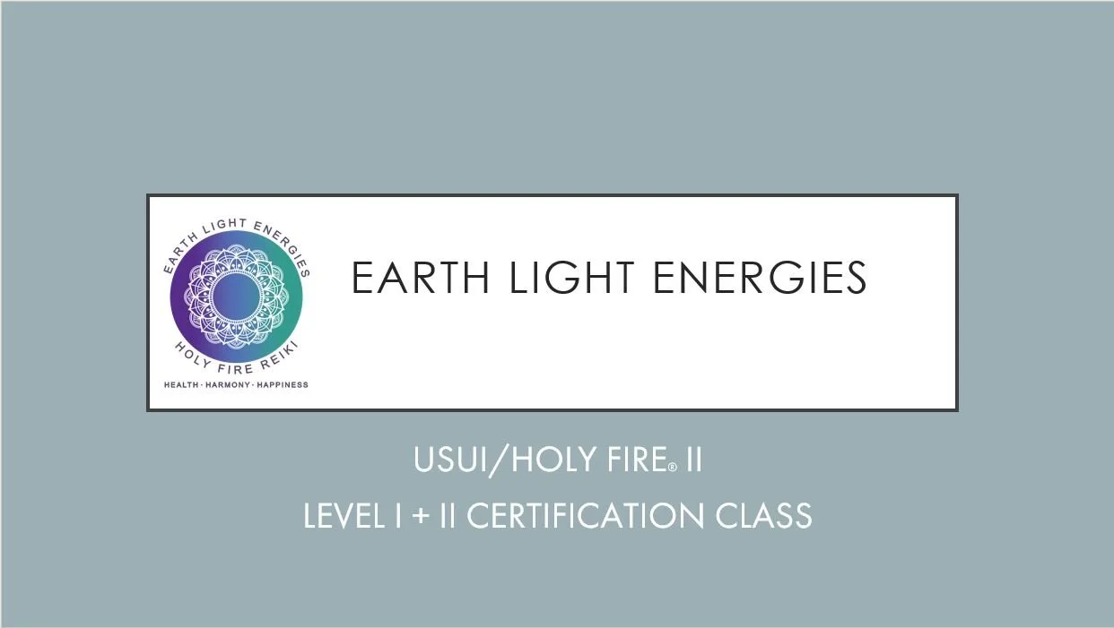 Usui/Holy Fire®  II Reiki  I &amp; II Certification $500 + HST
