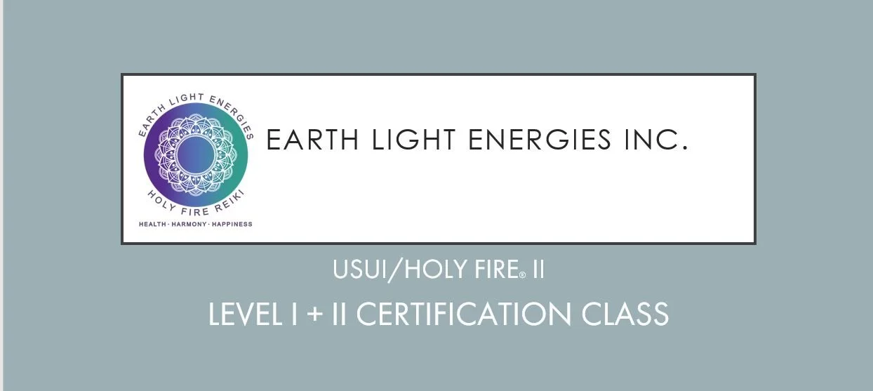 Usui/Holy Fire® II Reiki I &amp; II Certification $750 + HST…