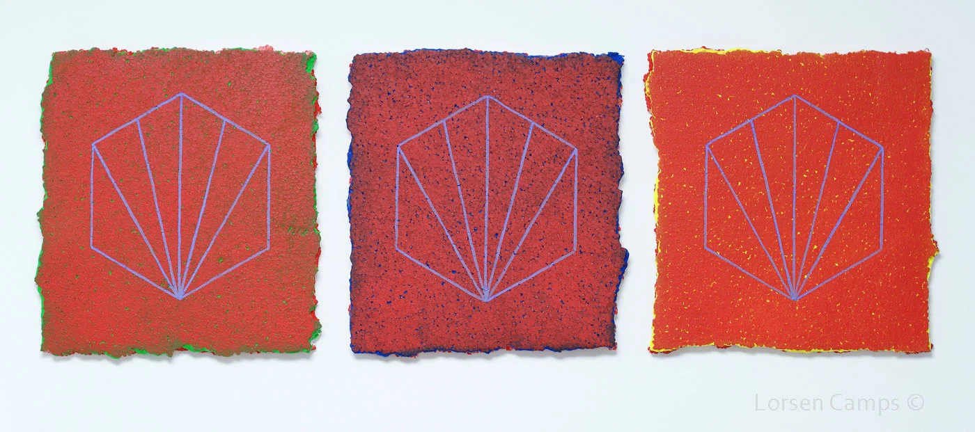 3 tiles on red (2018)