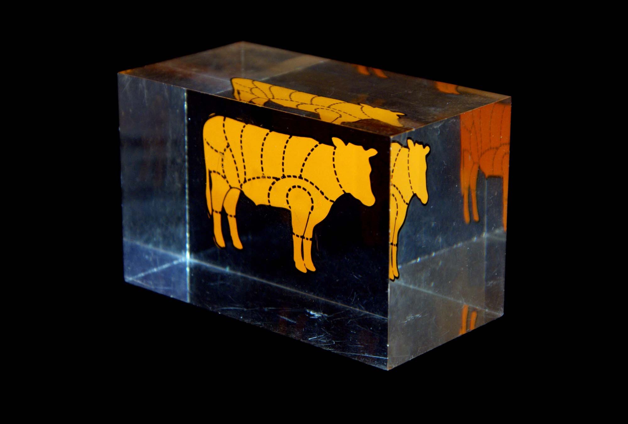 Cow Paperweight Undivided (2010)