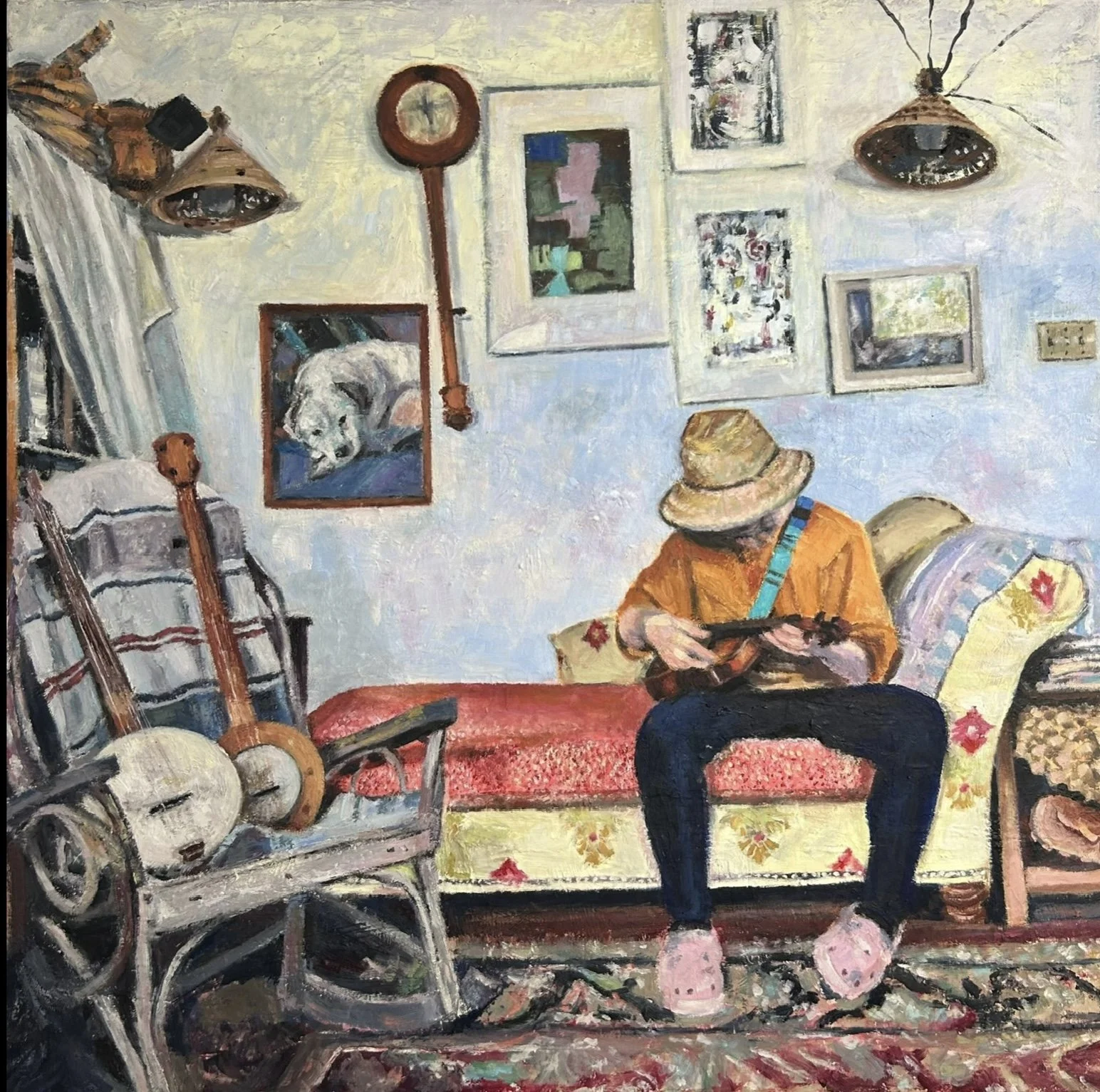 Curated Clutter: Liam Tuning up.jpg