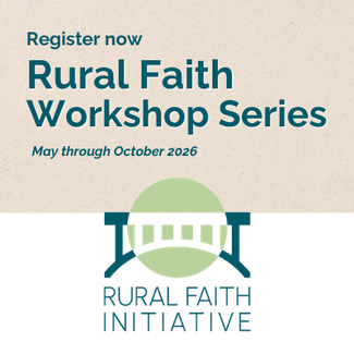 Rural Faith Workshop Series: May - October 2026