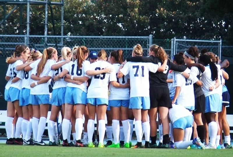 Tar Heels before the home match vs. NC State (9/16/16)