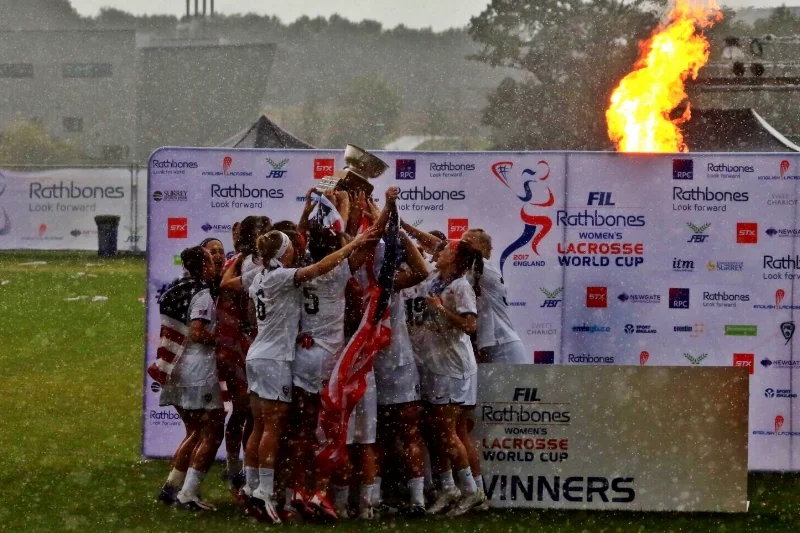 The U.S. National Team celebrated a World Cup victory in England in July.