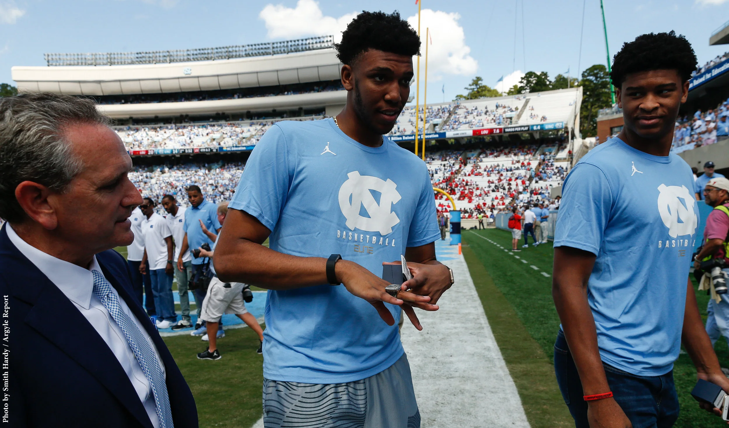 Bubba Cunningham, Tony Bradley, Isaiah Hicks