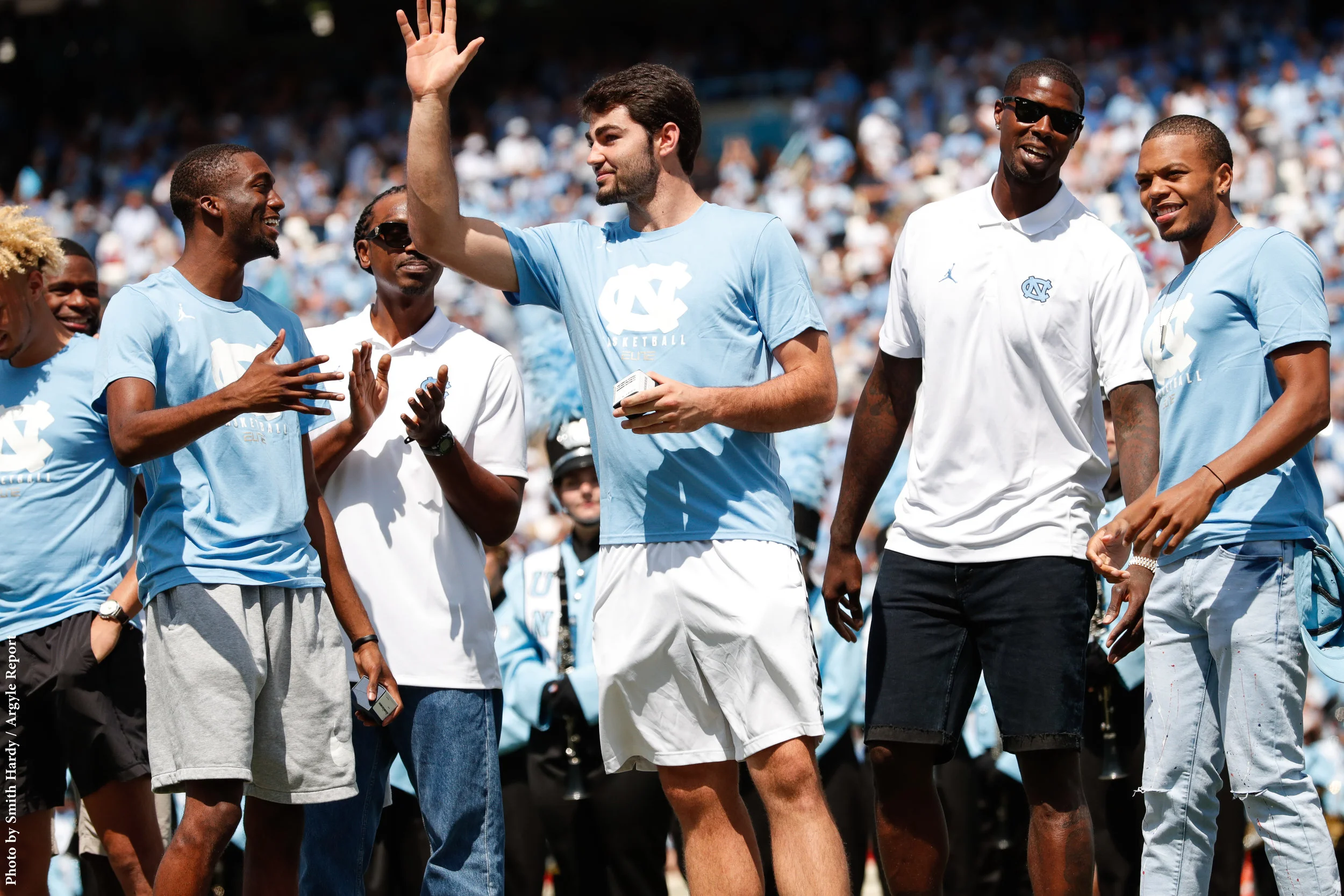 Brandon Robinson, Donald Williams, Luke Maye, Marvin Williams, Nate Britt