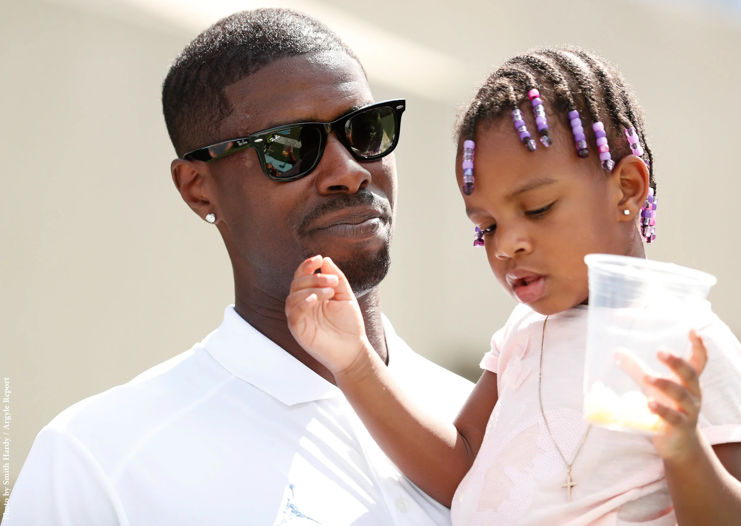 Marvin Williams and daughter Ari