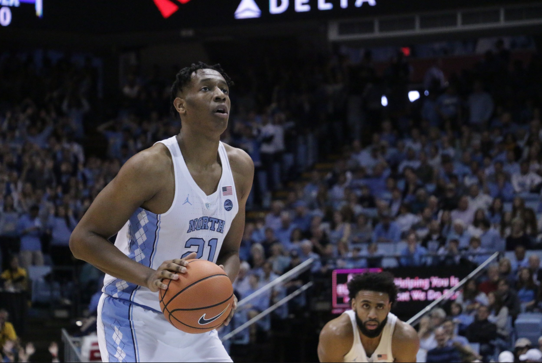 Manley prepares to shoot a free throw against Georgia Tech. | Photo by Alex Kormann