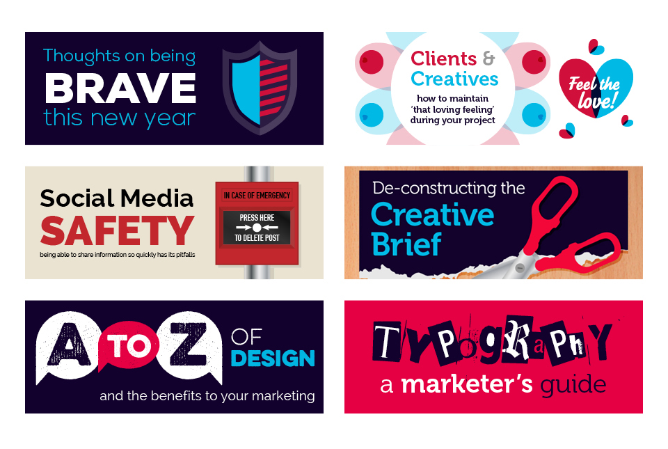Example bespoke blog headers