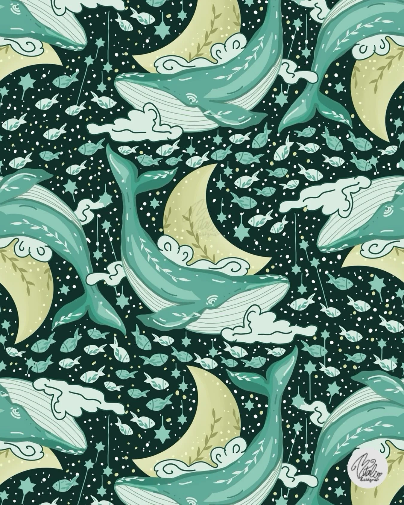 A gentle giant drifts through stardust tides,
Cradled by crescent moon at night,
Whisper clouds in the skies hold quiet conversations till ocean dreams take flight,
While gentle whales glide through starlight, carrying dreams into the night.
.
Hope y