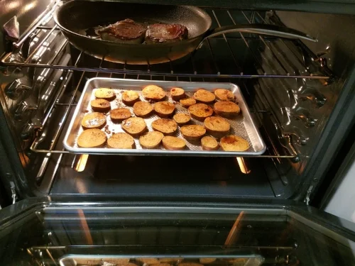Chef'd Smoky Maple Pork Loin Roast Pork While Sweet Potatoes Cook.jpg