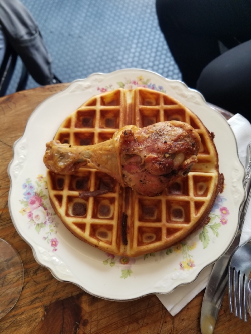 Chicken + Waffle @ Peque