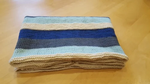 Stripes + Borders Baby Blanket 2