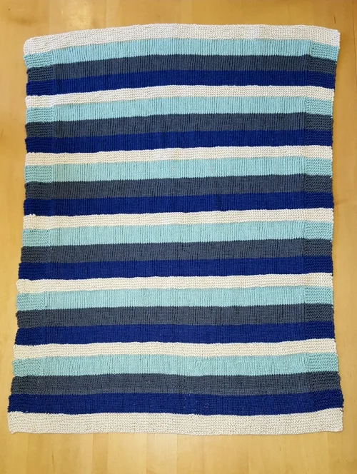 Stripes + Borders Baby Blanket 3