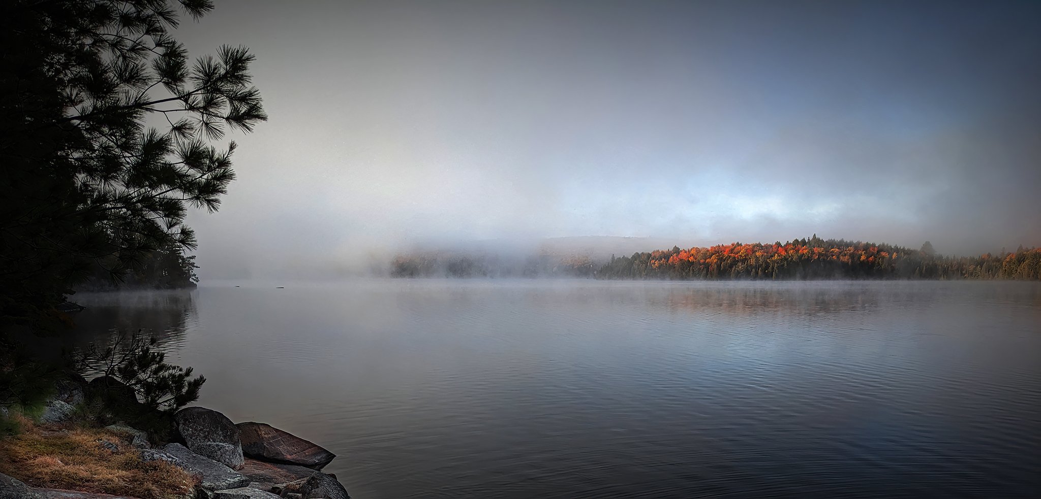 Morning Calm, Rock Lake, Algonquin 2022.10.04