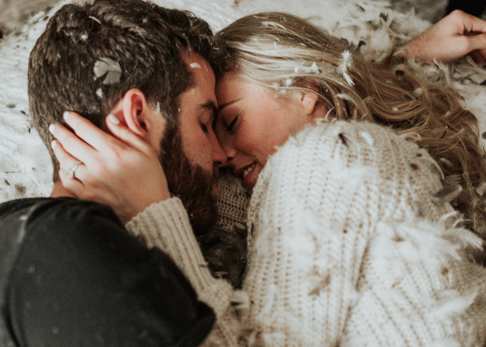 Couples Photographer, Cozy Romantic Intimate In-home Photography Session