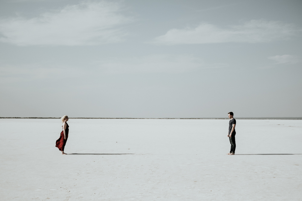 Couples Engagement Photographer, Adventure Photography Session in Great Salt Plains State Park