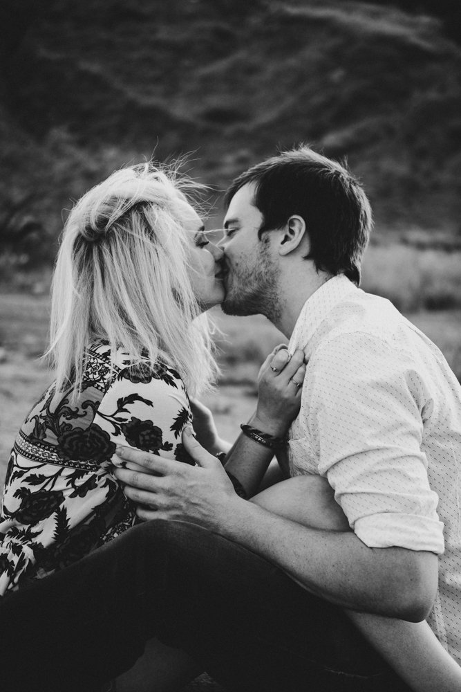 Engagement Photographer, Couples Adventure Session in Gloss Mountain State Park Photographer 