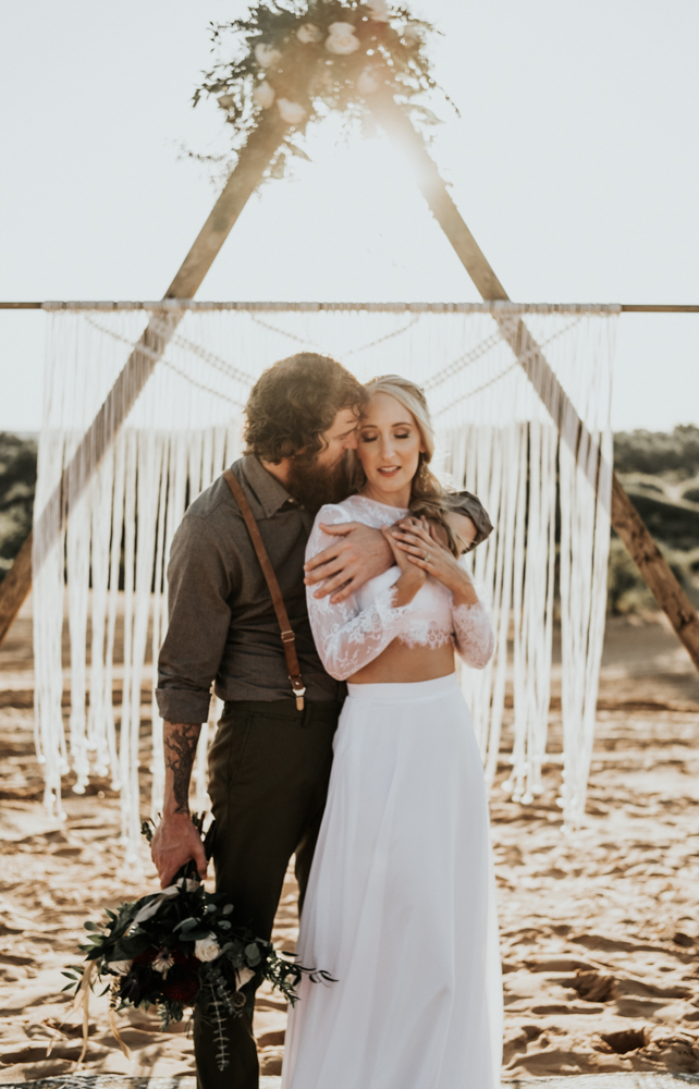 Couples Elopement Destination Photographer in Little Sahara State Park