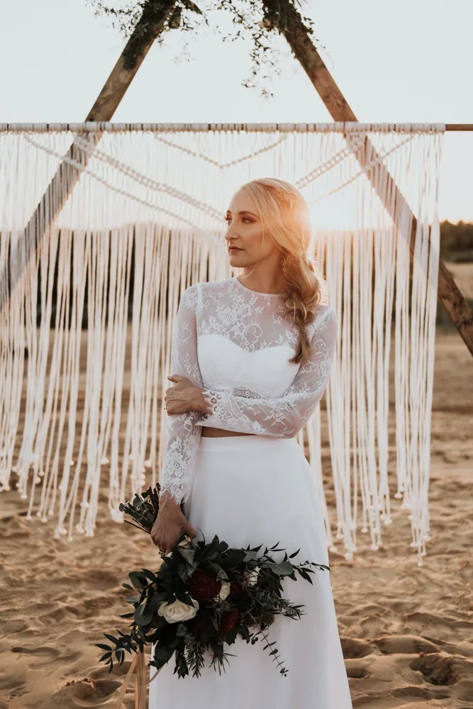 Couples Elopement Destination Photographer in Little Sahara State Park