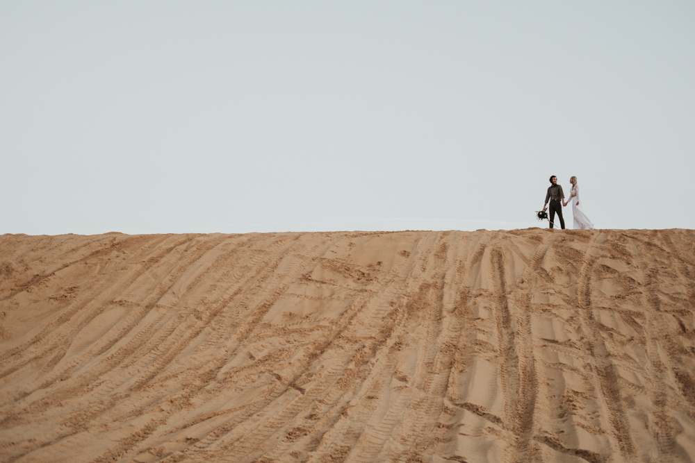 Couples Elopement Destination Photographer in Little Sahara State Park