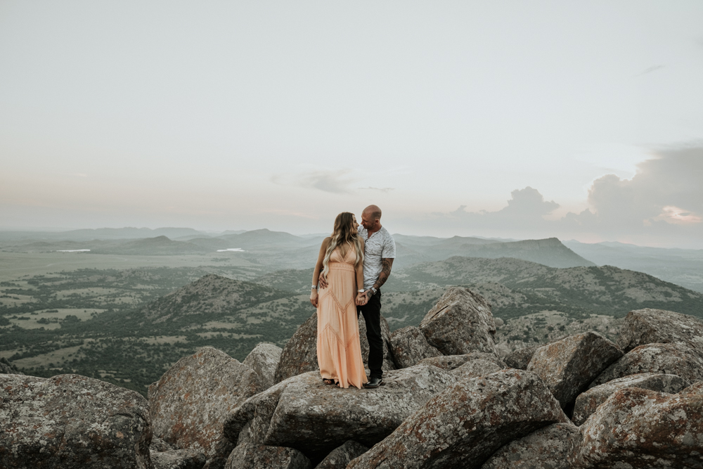 Couples Engagement Photographer, Adventure Photography Session in Wichita Mountains