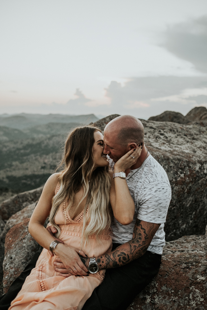 Couples Engagement Photographer, Adventure Photography Session in Wichita Mountains