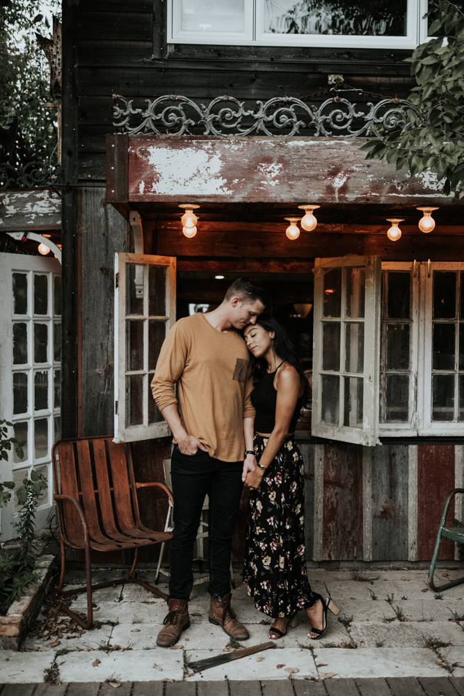 Couples Engagement Photographer, Adventure Photography at Sekrit Theater in Austin, TX