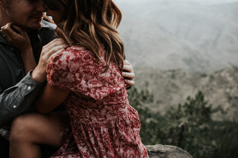 Adventurous Engagement Photography Session at Lookout Mountain in Golden, Colorado