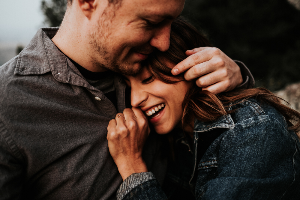 Adventurous Engagement Photography Session at Lookout Mountain in Golden, Colorado