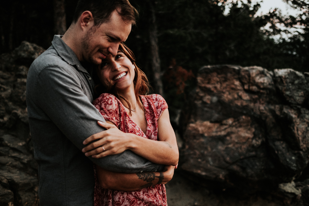 Adventurous Engagement Photography Session at Lookout Mountain in Golden, Colorado