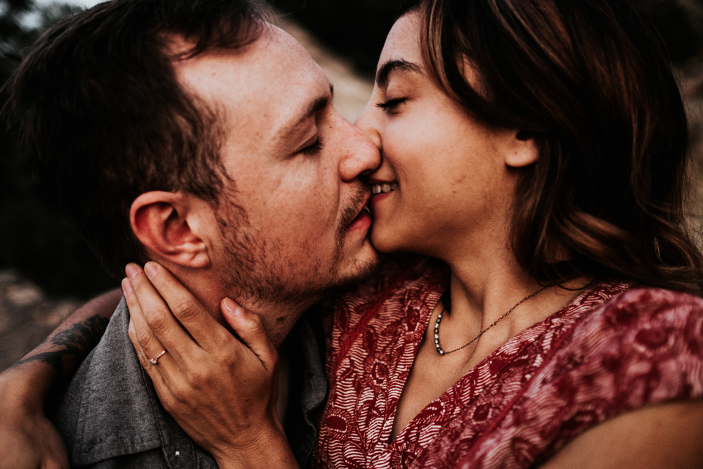 Adventurous Engagement Photography Session at Lookout Mountain in Golden, Colorado