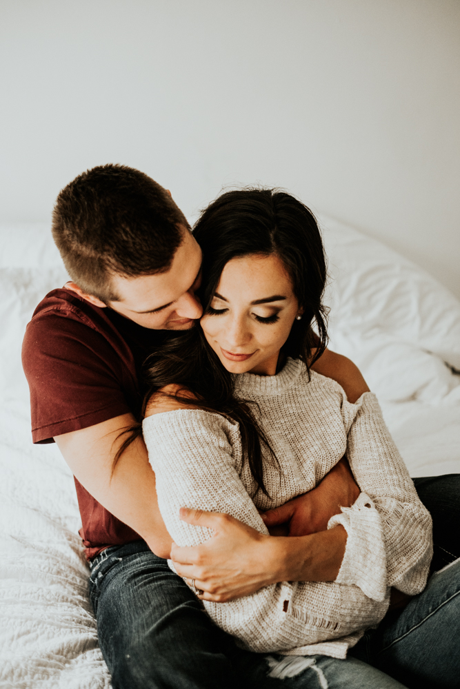 Romantic In-Home Couples Session