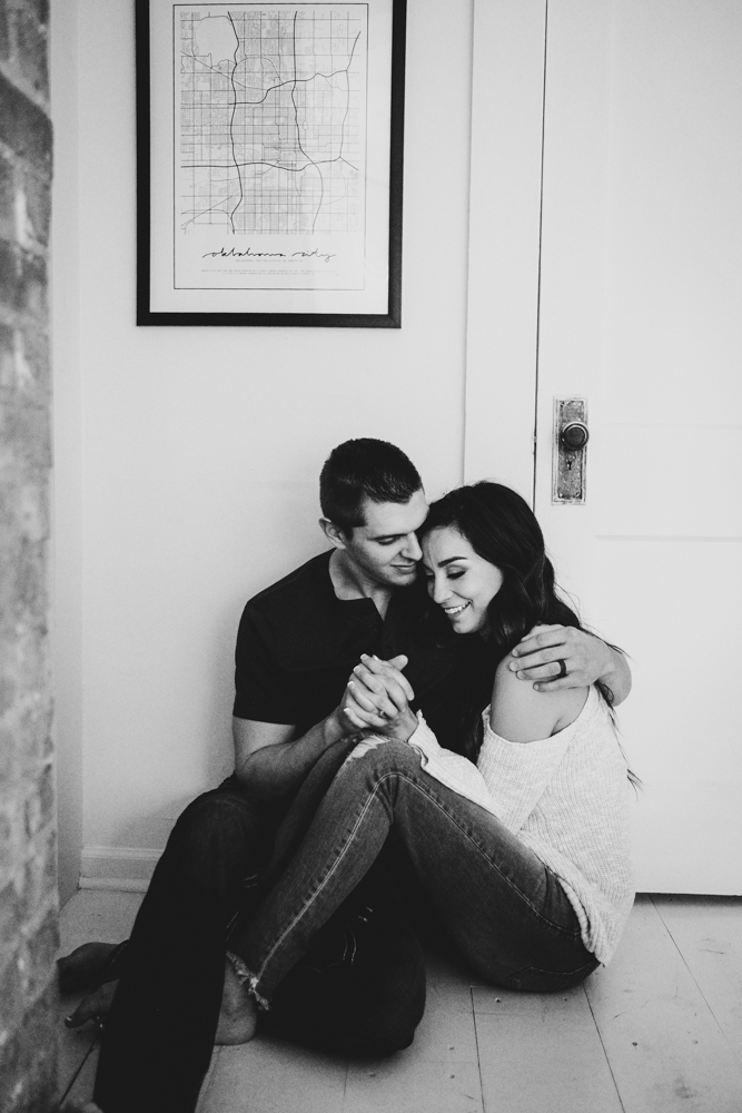 Romantic In-Home Couples Session