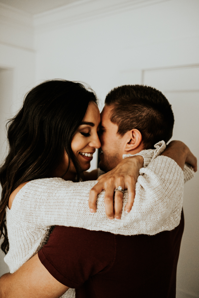 Romantic In-Home Couples Session
