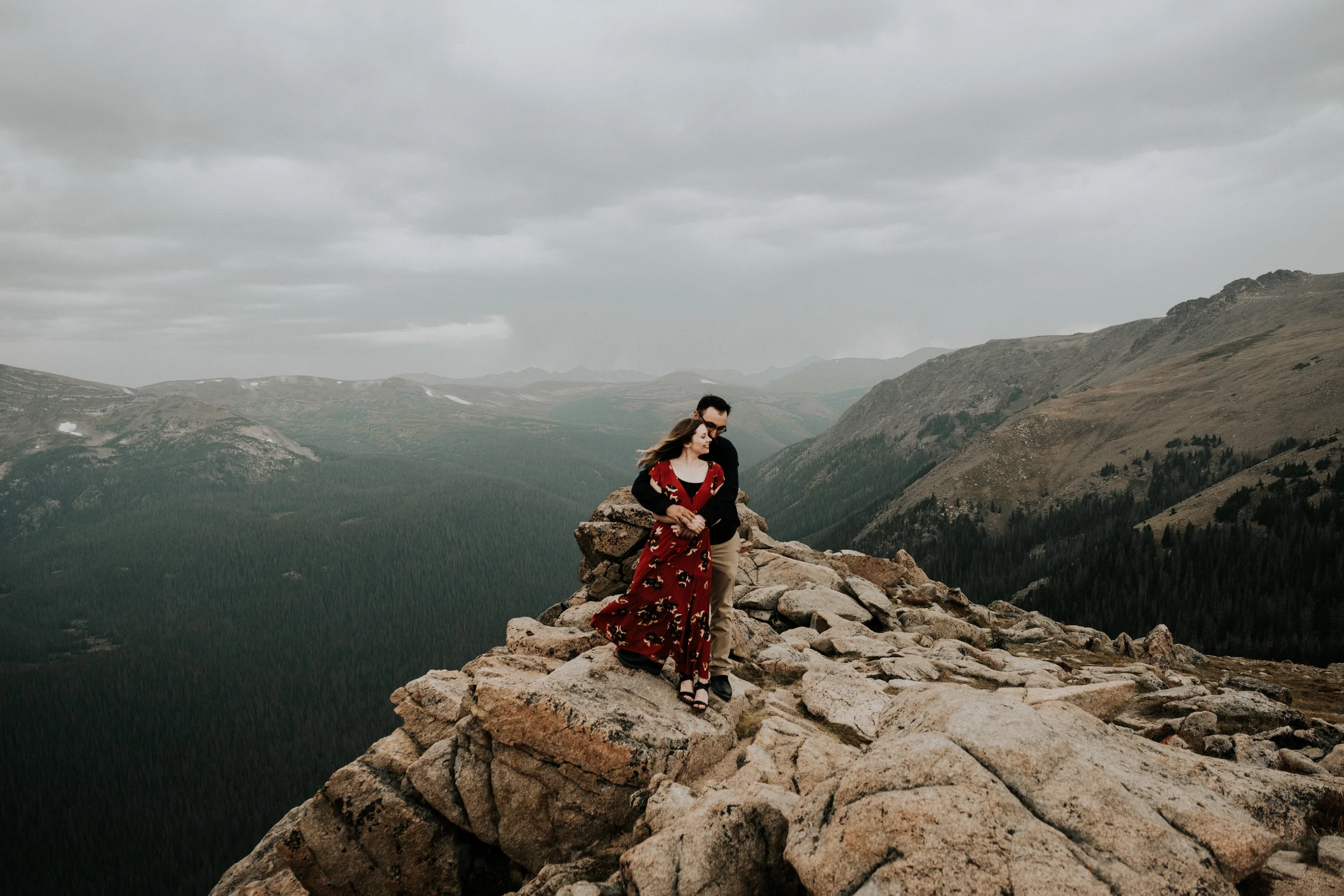 Engagement Adventure Session in Rocky Mountain National Park, Colorado