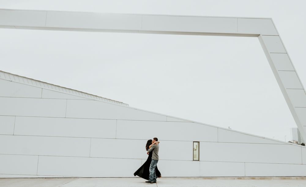 Couples Engagement Photographer, City Engagement Session in Oklahoma City