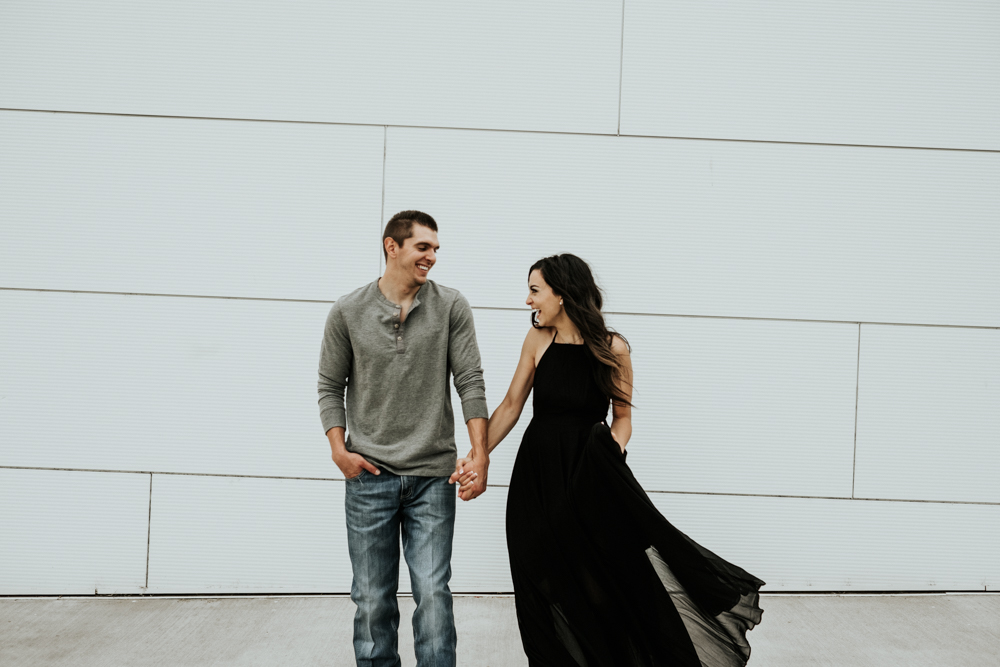 Couples Engagement Photographer, City Engagement Session in Oklahoma City
