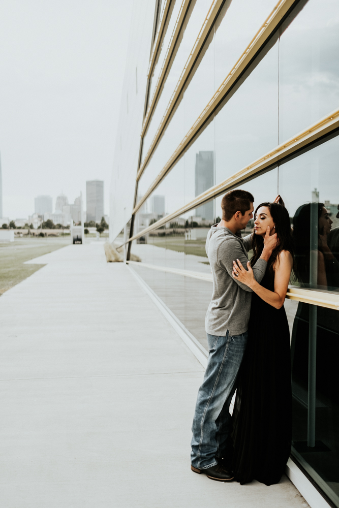 Couples Engagement Photographer, City Engagement Session in Oklahoma City