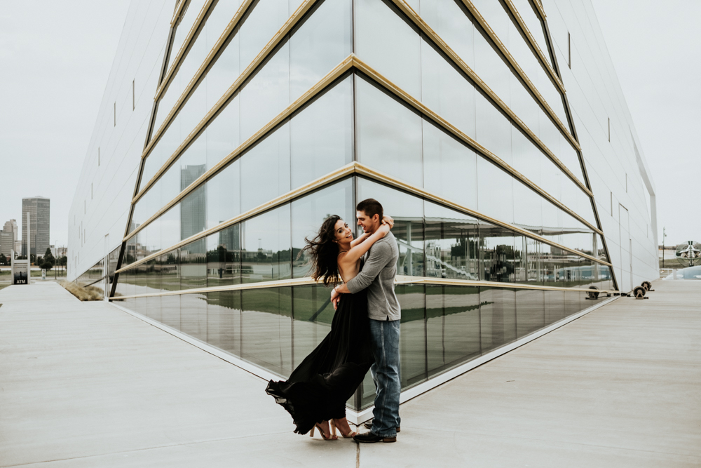 Couples Engagement Photographer, City Engagement Session in Oklahoma City