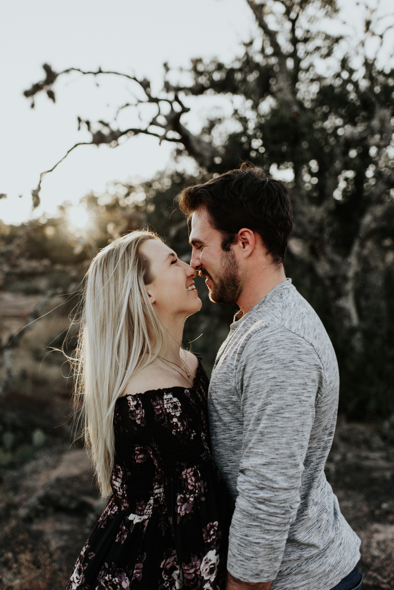 Couples Engagement Photographer, Adventure Photography Session in Enchanted Rock State Natural Area, Texas