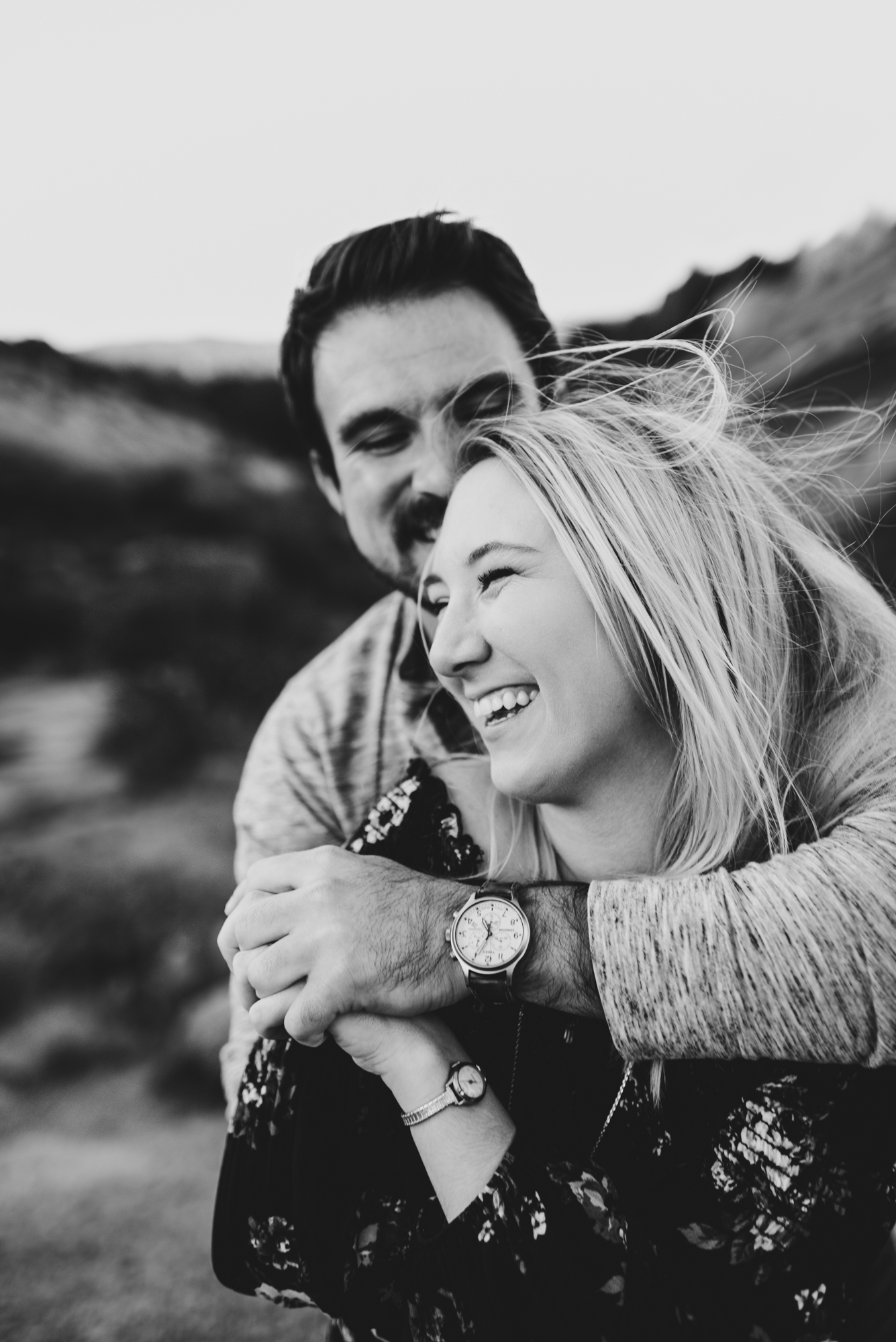 Couples Engagement Photographer, Adventure Photography Session in Enchanted Rock State Natural Area, Texas