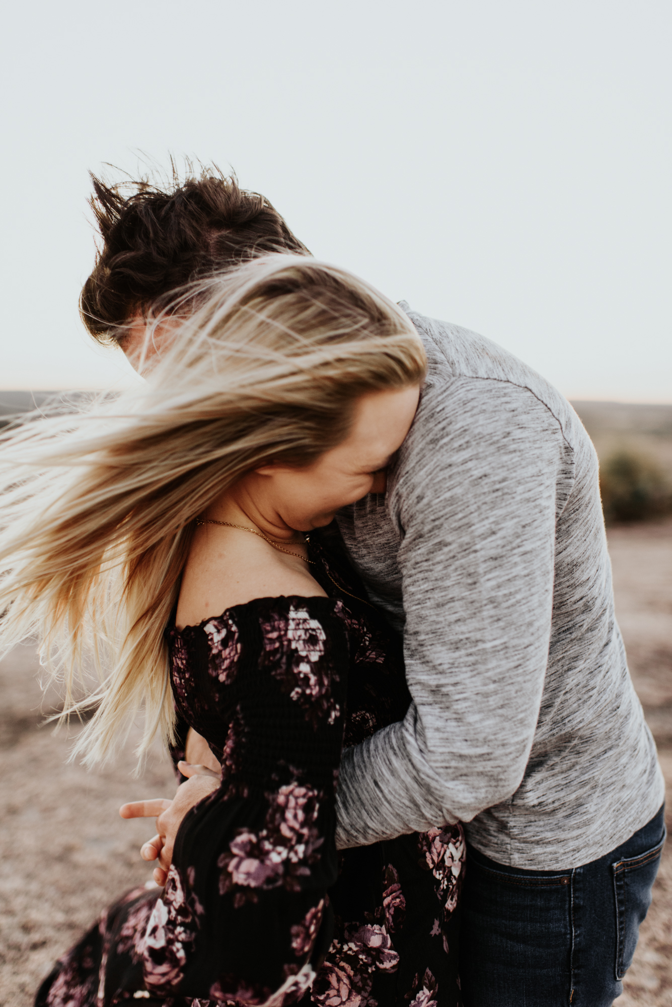 Couples Engagement Photographer, Adventure Photography Session in Enchanted Rock State Natural Area, Texas